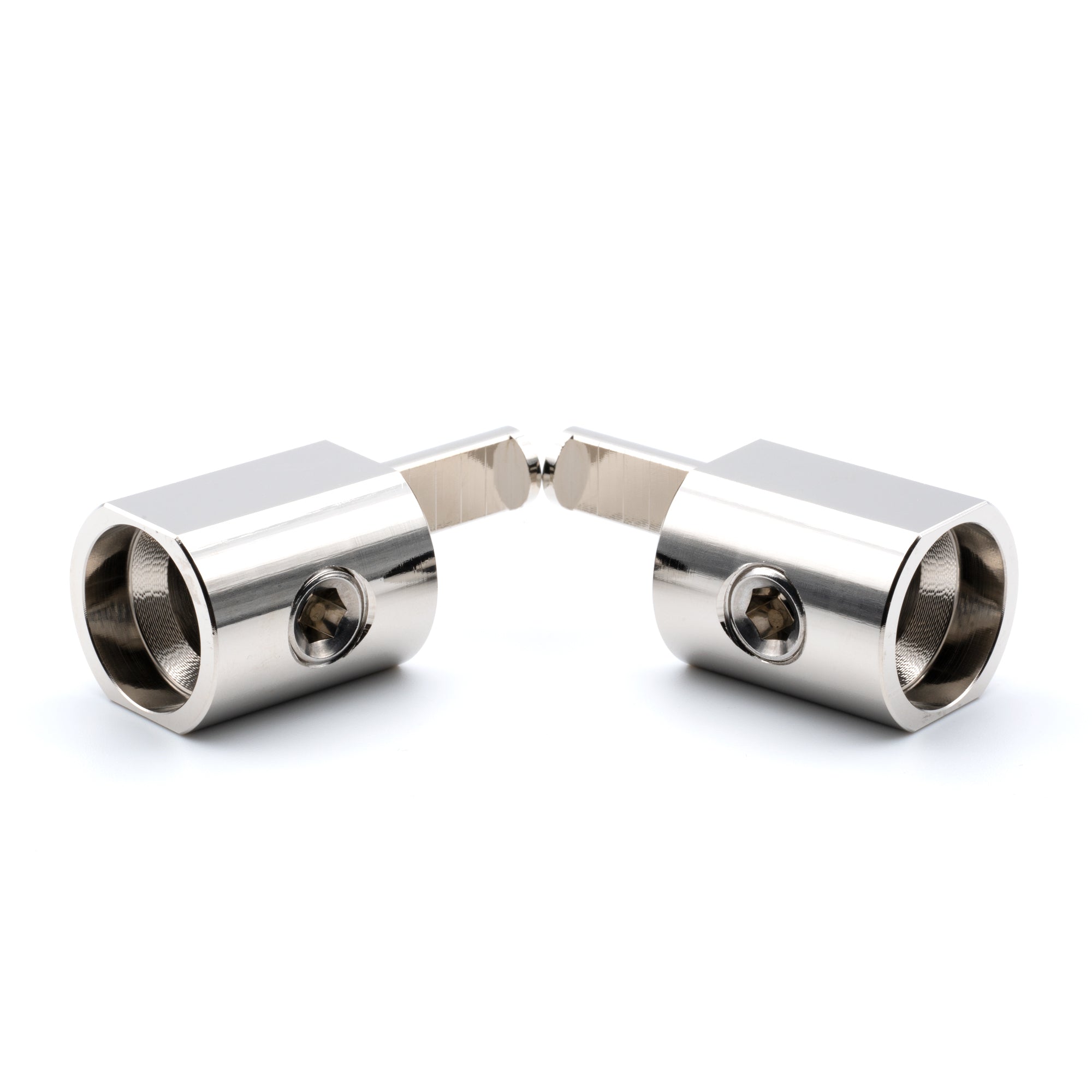 ILL Customz Angled 1/0 To 1/0 AWG Power/Ground Input Reducers – Pair, 0 Gauge Amp Reducers